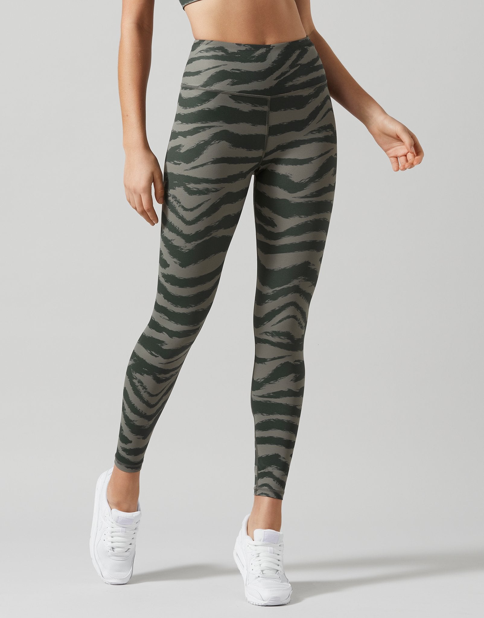 Dusty Olive Tiger Ariana Leggings