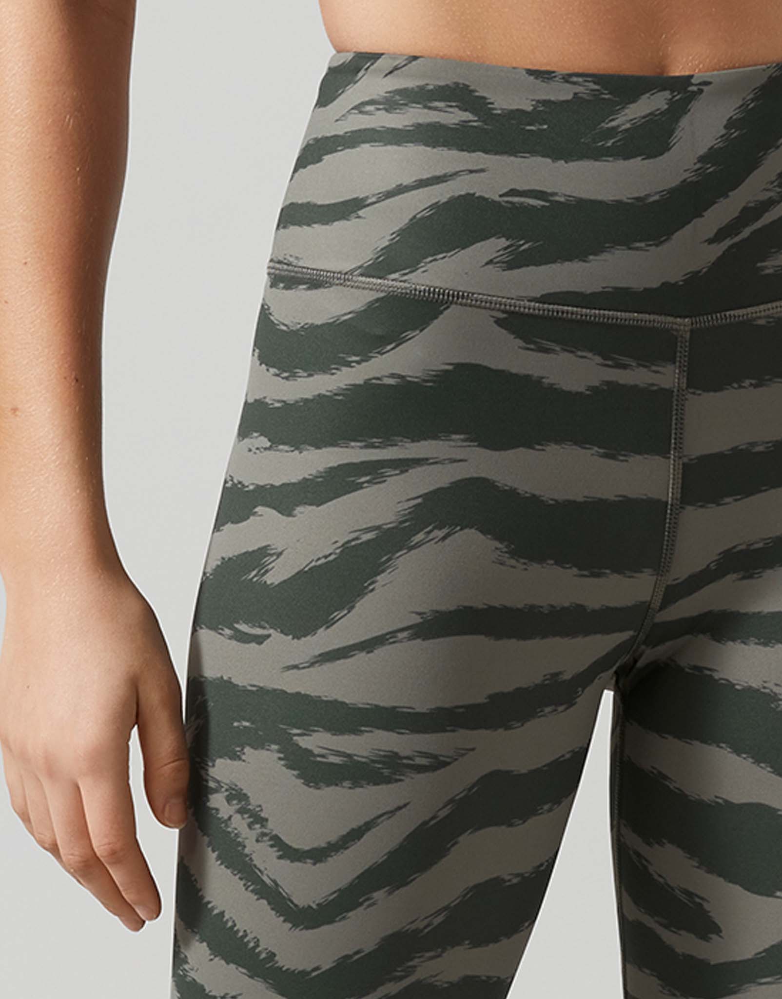 Dusty Olive Tiger Ariana Leggings