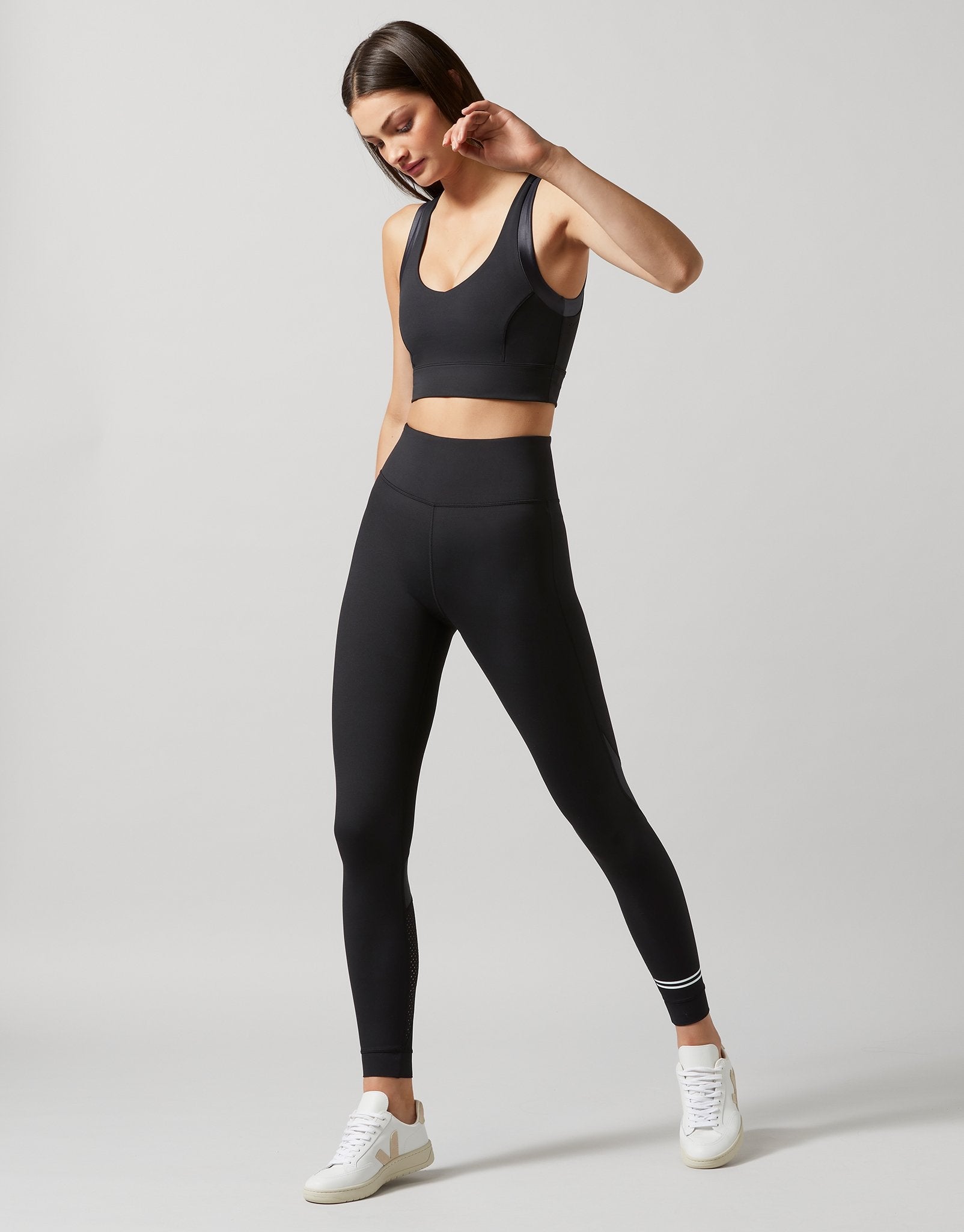 Smoke Black Chase Leggings