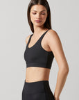 Black Clarissa Sports Bra