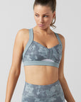 Camo Wintergreen Poppy Sports Bra