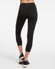 Black Medusa Cropped Leggings