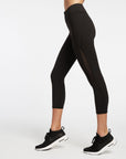 Black Medusa Cropped Leggings