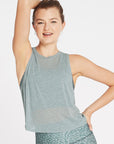 Frost Grey Cross Back Tank