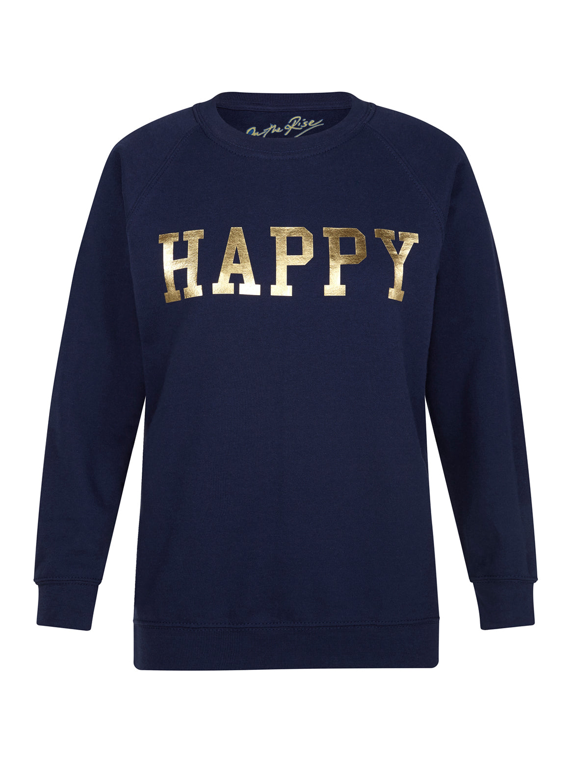 Gold Happy Sweatshirt