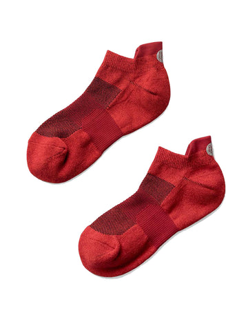 Theia red running socks