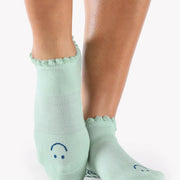 Baby Blue Happy Grip Socks