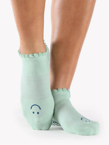 Baby Blue Happy Grip Socks