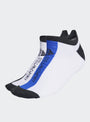 Bold Blue Hidden Socks 2 Pack