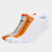 Orange White Hidden Socks 2 Pack