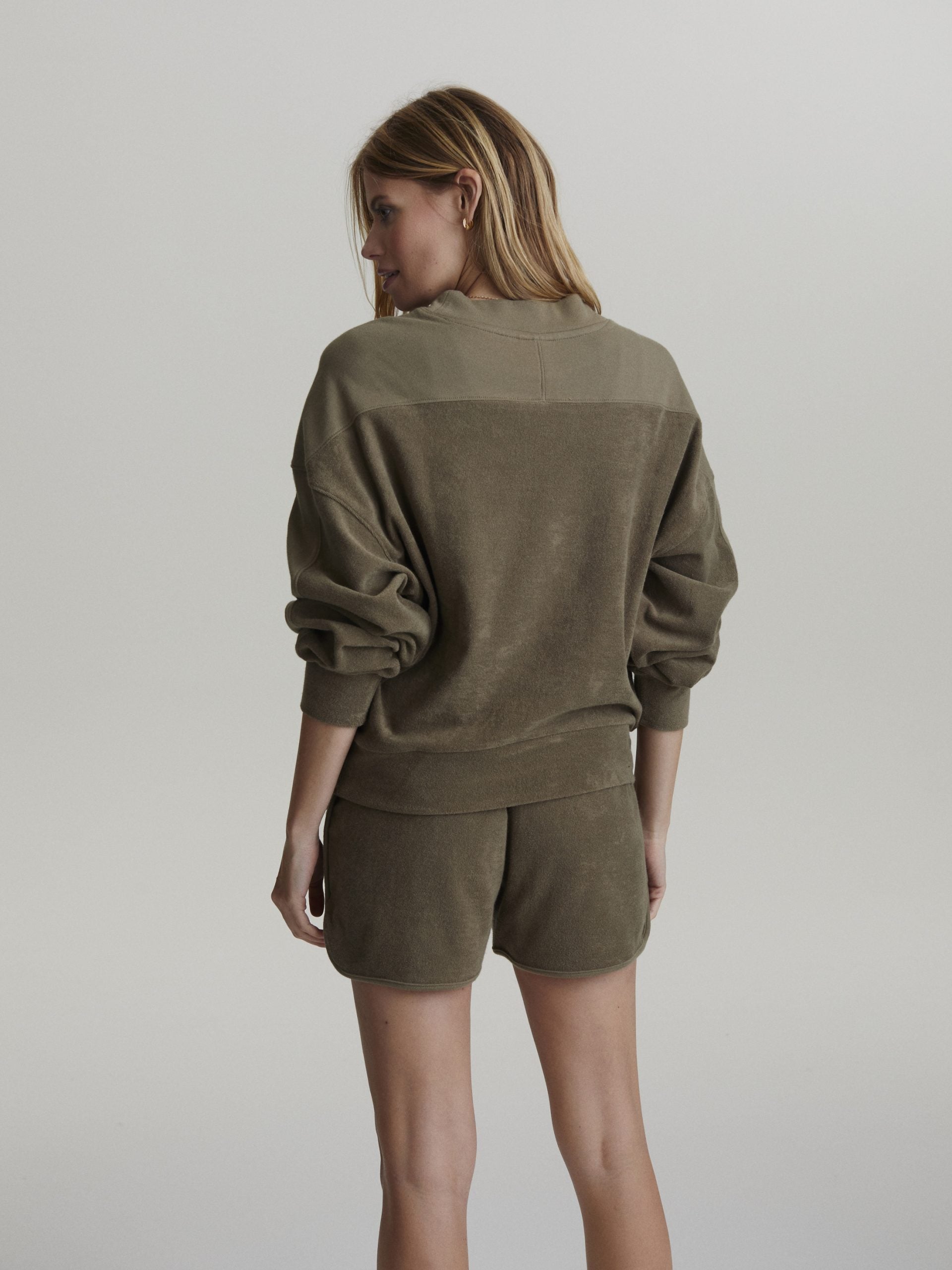 Dusky Green Marwood Terry Shorts