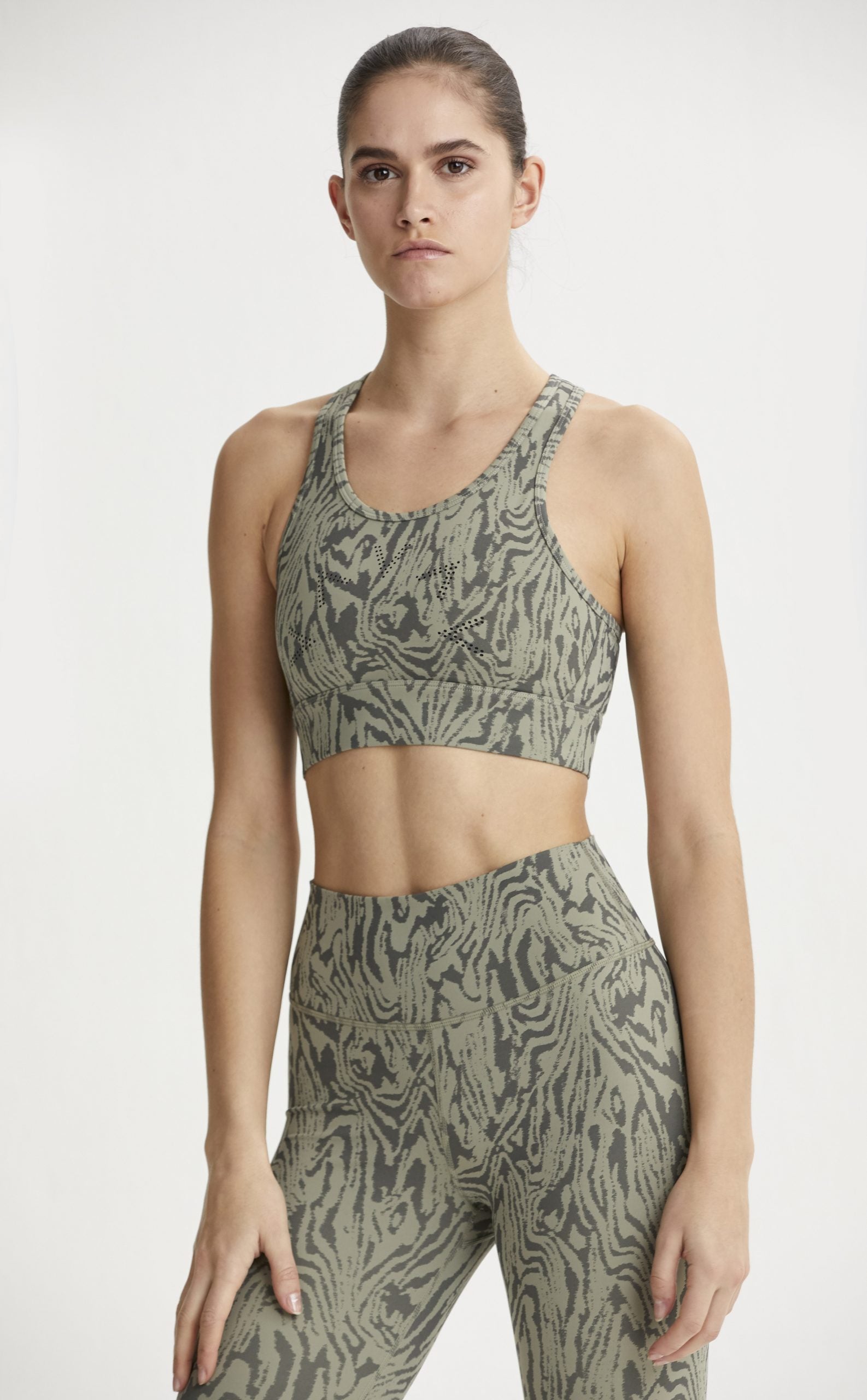 Distorted Grain Berkeley Sports Bra