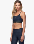 Midnight Blue Trifecta Versatility Sports Bra