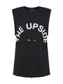 Black Logo Muscle Tank