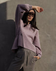 Purple Dove Marl Bella Sweat