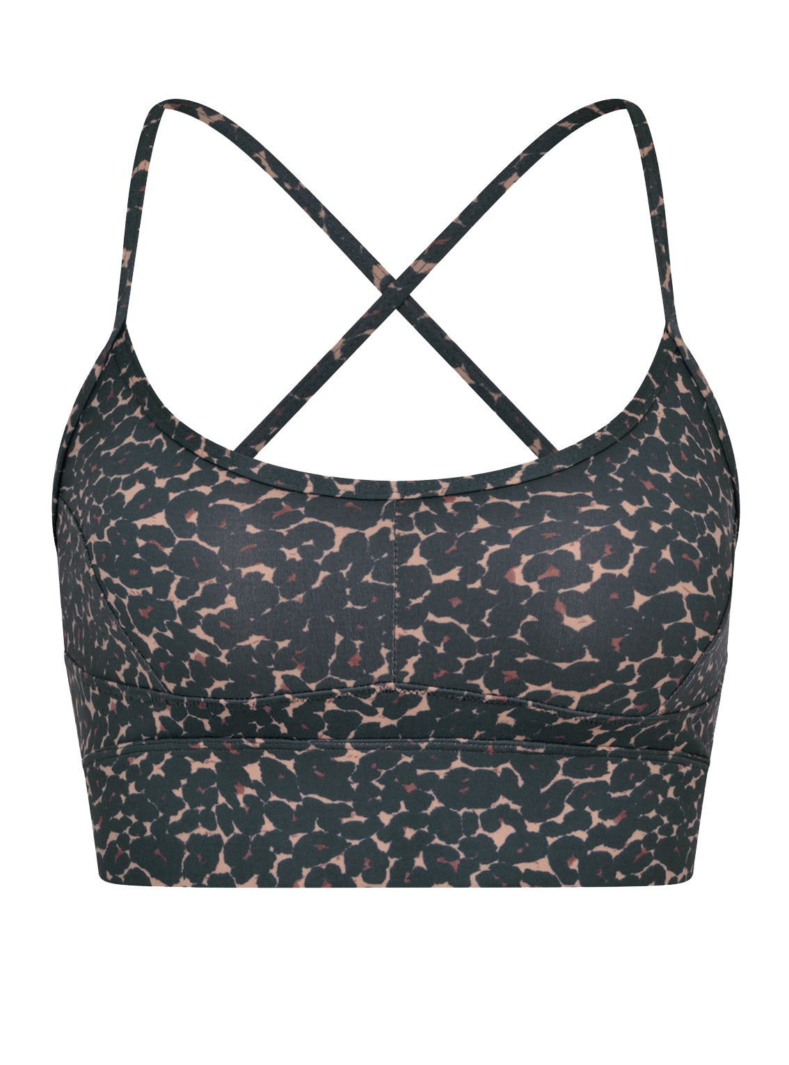 Cluster Leopard Let&#39;s Move Irena Sports Bra