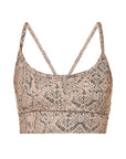 Tan Snake Irena Sports Bra