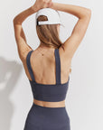 Ombre Blue Always Edwards Sports Bra