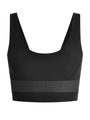 Black Let's Move Dartmouth Sports Bra