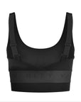 Black Let's Move Dartmouth Sports Bra