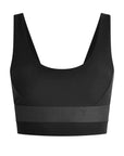 Black Let's Move Dartmouth Sports Bra