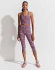 Mesa Rose Snake Let's Go Crop Legging 18