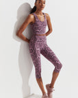 Mesa Rose Snake Let's Go Crop Legging 18