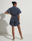 Slate Blue Belle Boxy Playsuit