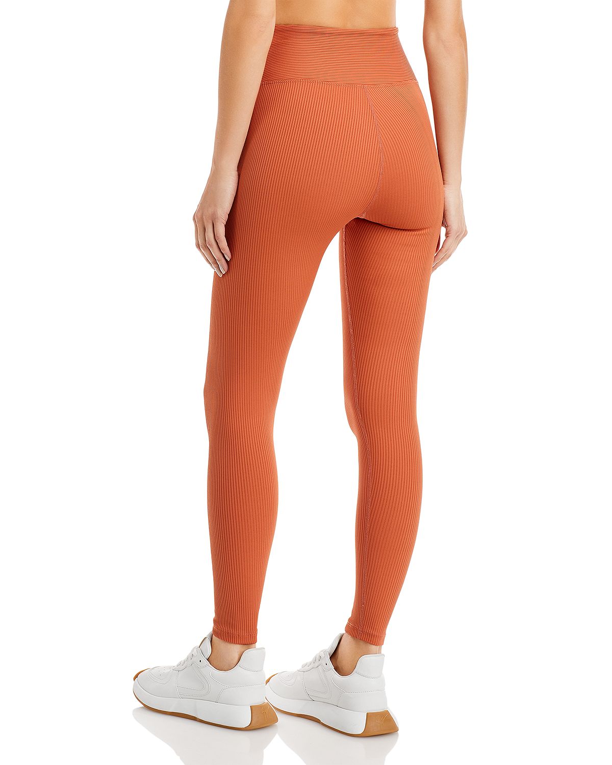 Terracotta Ribbed Football Leggings