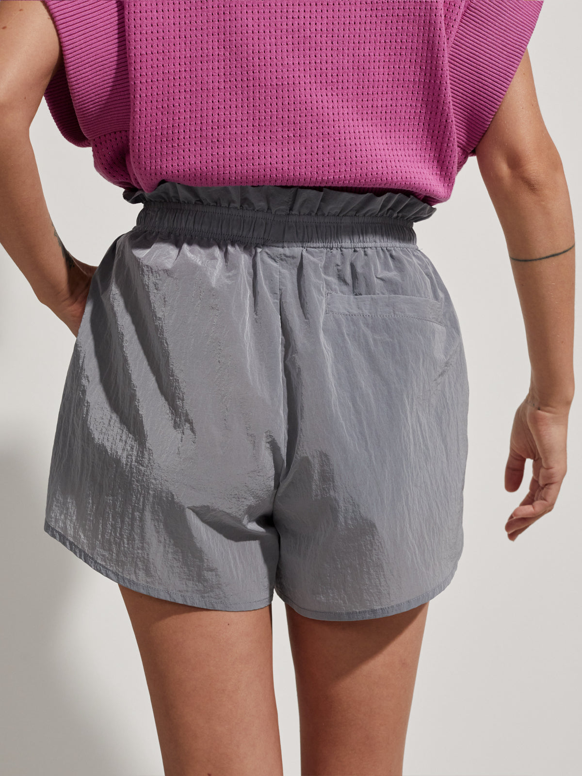 Wind Blue Tulair High Rise Shorts