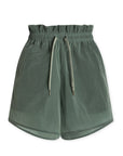 Slate Green Tulair High Rise Shorts