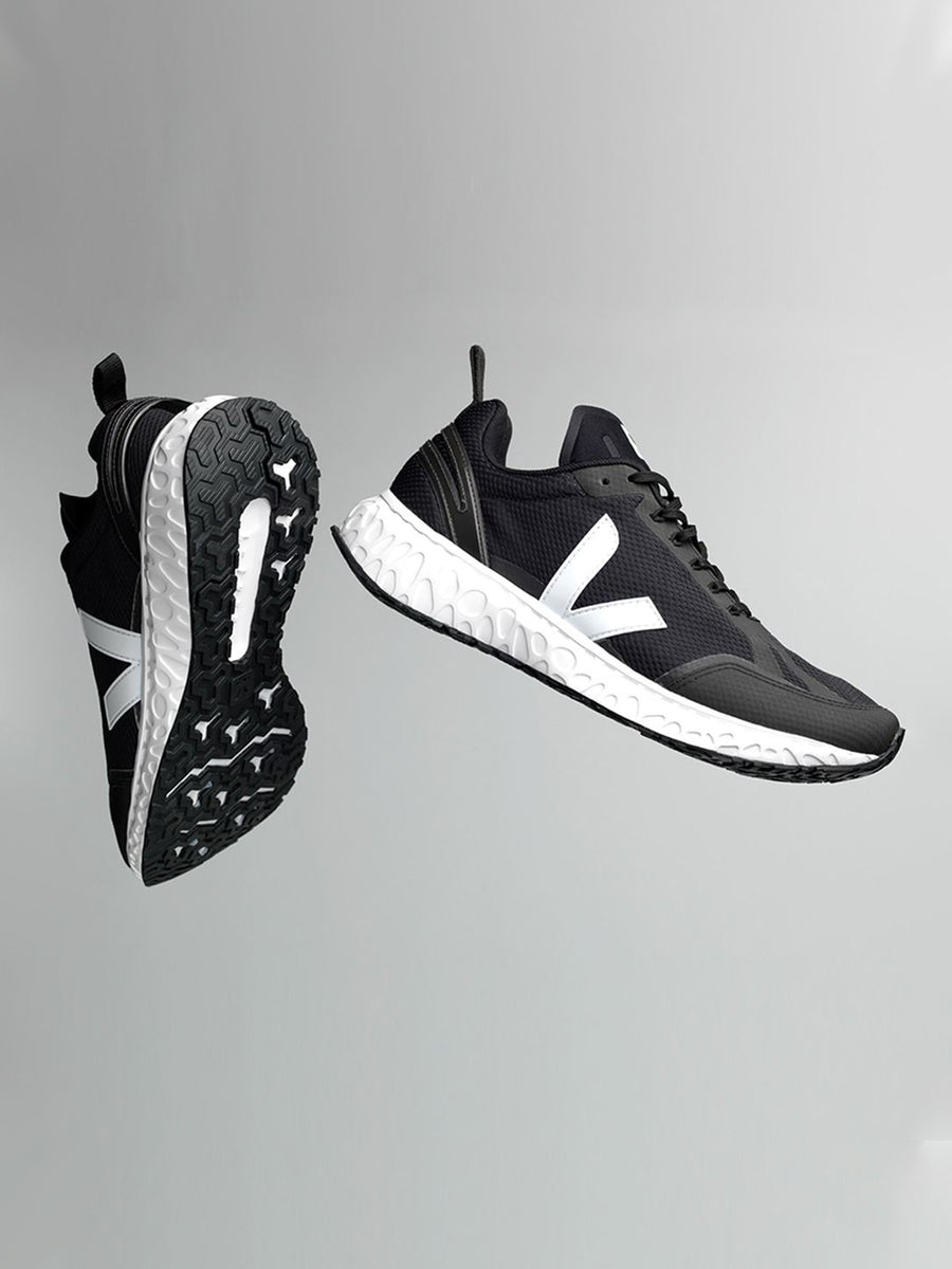 Condor Mesh Black White Sneakers