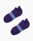 Purple and Blue Amber Sport Running Socks