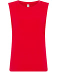 Red Cotton Knot Tank Top