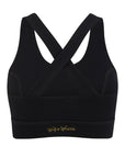 Black Cross Back Sports Bra