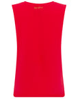 Red Cotton Knot Tank Top