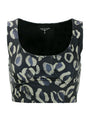 Black Leopard Dolly Sports Bra