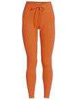 Terracotta Ribbed Football Leggings