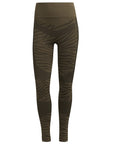 Dark Khaki Tiger Print Seamless Leggings