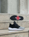 Raven Mesh S-E15 Black White Sneakers