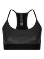 Black Sweeper Sports Bra