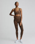 Rust Distorted Animal Let's Move High Rise 25" Leggings