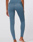 Peace of Mind Moto Teal Leggings