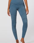 Peace of Mind Moto Teal Leggings