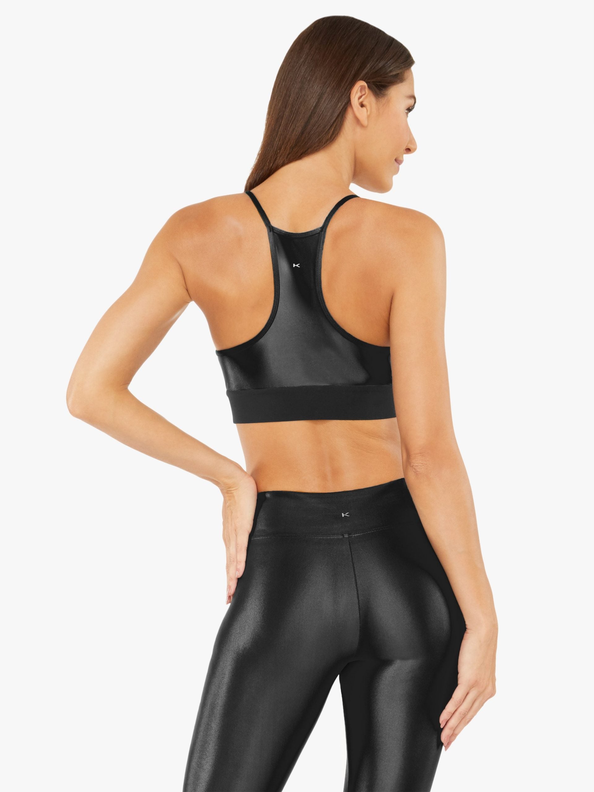 Black Sweeper Sports Bra